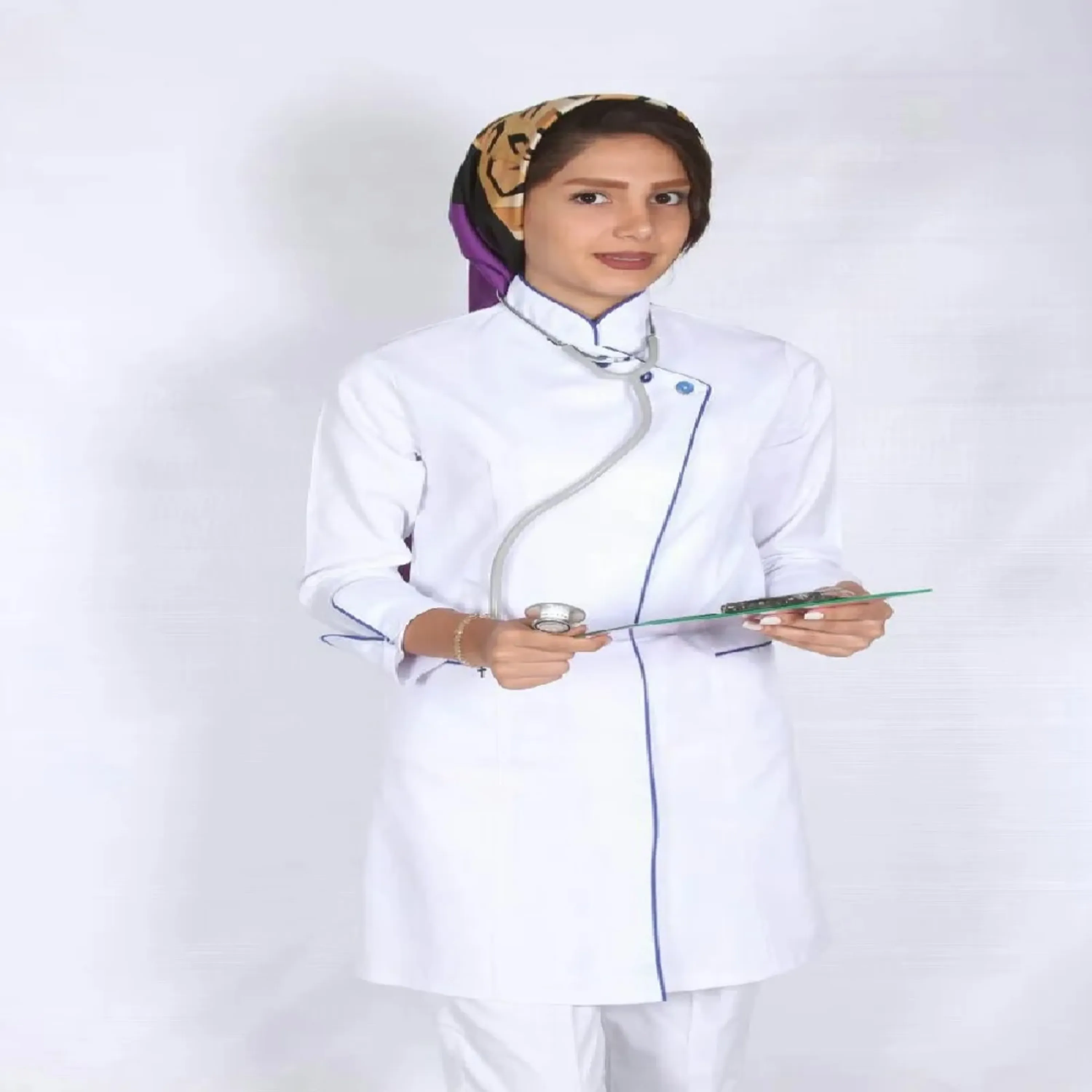 روپوش پزشکی زنانه مدل W24 روپوش پزشکی زنانه مدل W24